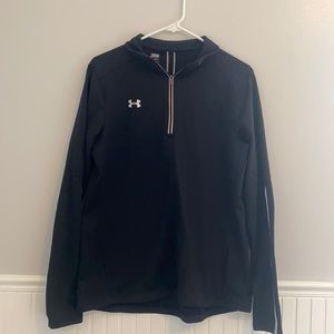 Black Under Armour half zip